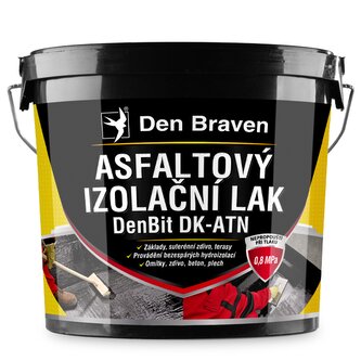 DenBit DK-ATN - Asfaltový izolační lak 4,5 kg kbelík