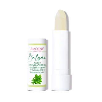 Pomáda na rty SPF 15 s Panthenolem, Máta peprná - bílá barva, 4,2g