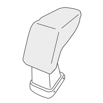 Loketní opěrka Suzuki Splash 2008-2014 (pouze adaptér)