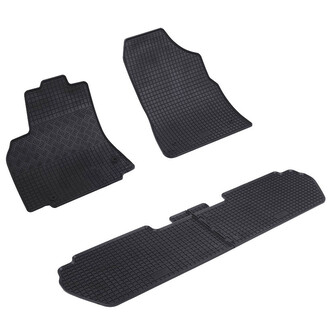 Gumové autokoberce Peugeot Partner 2008-2018 (5 míst, Packet Child)