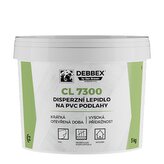 Disperzní lepidlo na PVC podlahy CL 7300 1 kg kbelík bílá