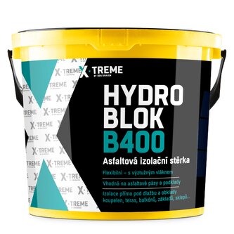 HYDRO BLOK B400 - Asfaltová izolační stěrka 5 kg kbelík