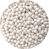 Cukrovo-rýžové perly bílé perleťové 7mm 80g - I LOVE CAKES