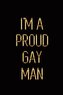 I'm a Proud Gay Man: Elegant Gold & Black Notebook Show Them You Take Pride in Being Homo! Stylish Luxury Journal