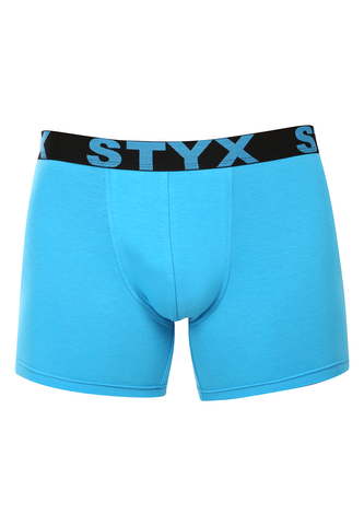 Pánské boxerky Styx long sportovní guma světle modré (U1169) XL