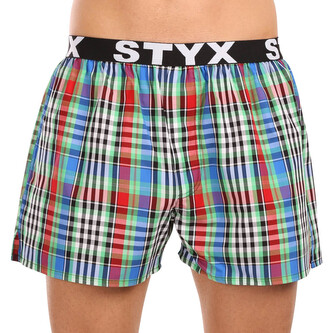 Pánské trenky Styx sportovní guma vícebarevné (B1036) S