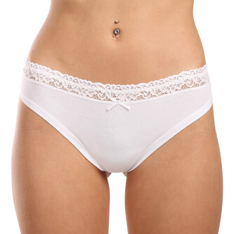 Dámská tanga Lovelygirl bílá (8307-white) XL
