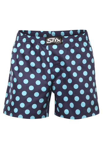 Pánské trenky Styx premium art klasická guma puntíky (AP1053) M