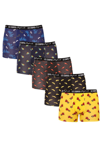 5PACK pánské boxerky Lee Cooper vícebarevné (LCU3200700E-1763083) 3XL