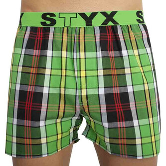 Pánské trenky Styx sportovní guma vícebarevné (B822) L