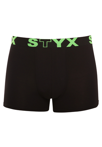 Pánské boxerky Styx sportovní guma černé (G962) XXL