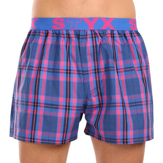 Pánské trenky Styx sportovní guma vícebarevné (B1032) XXL