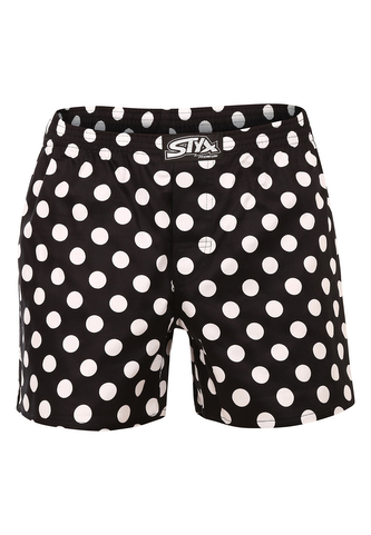 Pánské trenky Styx premium art klasická guma puntíky (AP1055) L
