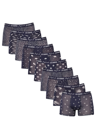 10PACK pánské boxerky Lee Cooper vícebarevné (LCUBOX10P2-1946718) L