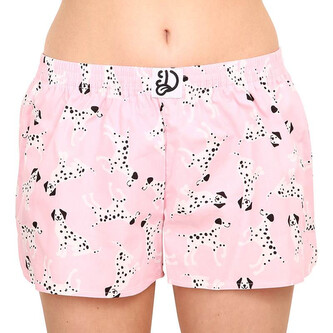 Veselé dámské trenky Dedoles Růžoví dalmatini (DWLB146) S