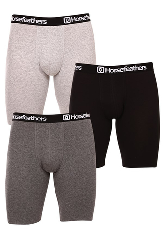 3PACK pánské boxerky Horsefeathers Dynasty long (AM195D) M
