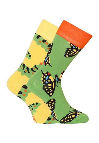 Veselé bambusové ponožky Dedoles Motýl vidloocas (D-U-SC-RS-C-B-1548) S