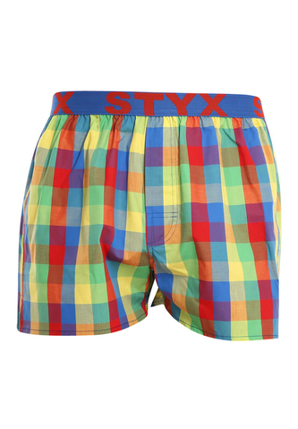 Pánské trenky Styx sportovní guma vícebarevné (B925) XL