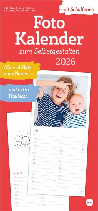 Fotokalender zum Selbstgestalten 2026