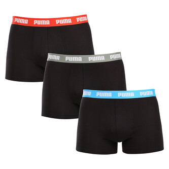 3PACK pánské boxerky Puma černé (701226820 012) XL