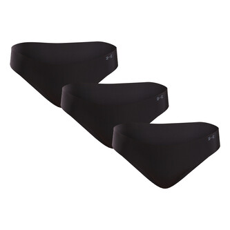 3PACK dámské kalhotky Under Armour černé (1383897 001) XS