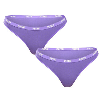 2PACK dámské kalhotky Puma fialové (603031001 022) M