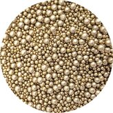 Cukrové perličky mix zlaté 80g - I LOVE CAKES