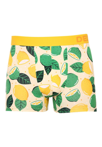 Veselé pánské boxerky Dedoles Limetka a citrón (D-M-UN-T-C-C-1563) XL