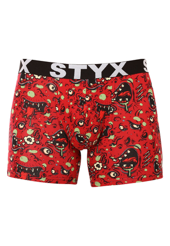 Pánské boxerky Styx long art sportovní guma zombie (U1451) XL