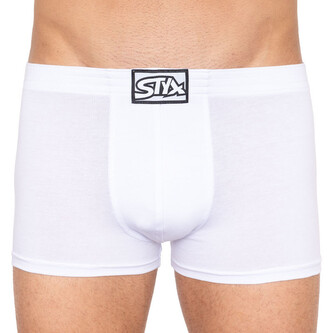 Pánské boxerky Styx klasická guma bílé (Q1061) XL