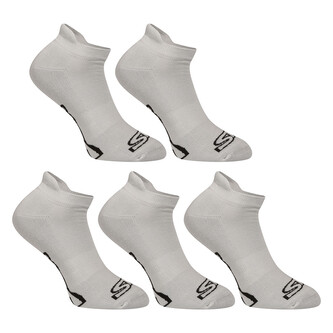 5PACK ponožky Styx nízké šedé (5HN1062) XL