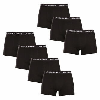 7PACK pánské boxerky Jack and Jones černé (12171258) M