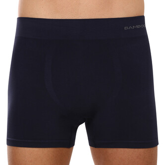 Pánské boxerky Gino bezešvé bambusové modré (54005) XL