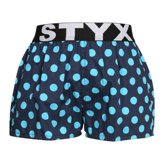 Dětské trenky Styx art sportovní guma puntíky (BJ1651) 12-14 let