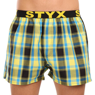 Pánské trenky Styx sportovní guma vícebarevné (B1033) M