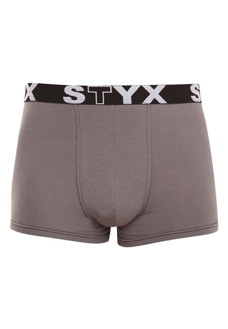 Pánské boxerky Styx sportovní guma tmavě šedé (G1063) XL