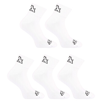 5PACK ponožky Styx kotníkové bílé (5HK1061) L