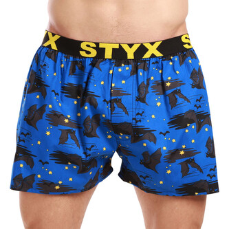 Pánské trenky Styx art sportovní guma netopýr (B1759) M