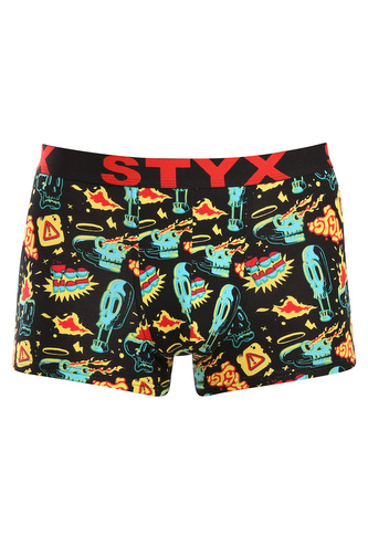 Pánské boxerky Styx art sportovní guma toohot (G1458) L
