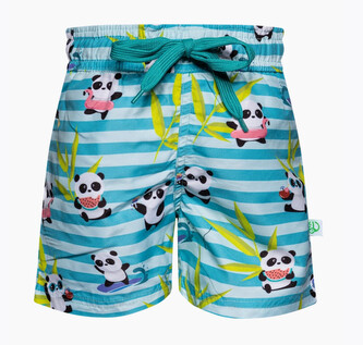 Veselé chlapecké plavky Dedoles Panda na dovolené (D-K-SCL-S-SSH-C-1260) 1-2 roky