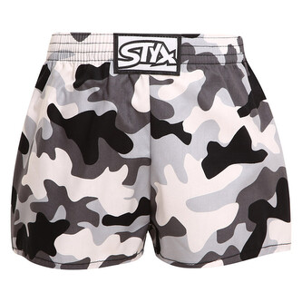 Dětské trenky Styx art klasická guma maskáč (J1457)  6-8 let