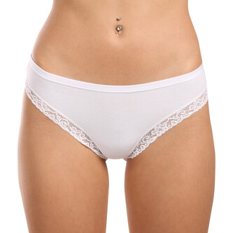 Dámská tanga Lovelygirl bílá (3884-white) M