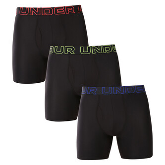 3PACK pánské boxerky Under Armour černé (1383878 005) M