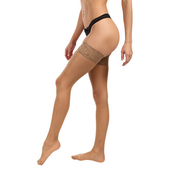 Dámské silonové punčochy Golden Lady Sunfresh 10 DEN béžové (80QQA 010A) L