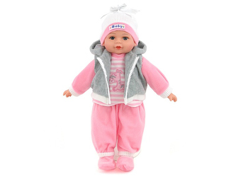 Lalka bobas śpiewa i mówi po polsku 35cm