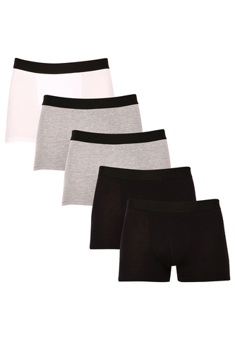5PACK pánské boxerky Nedeto vícebarevné (5NDTB1002) XXL