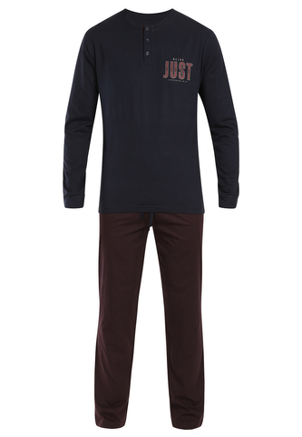 Pánské pyžamo Nedeto vícebarevné (NP008) L