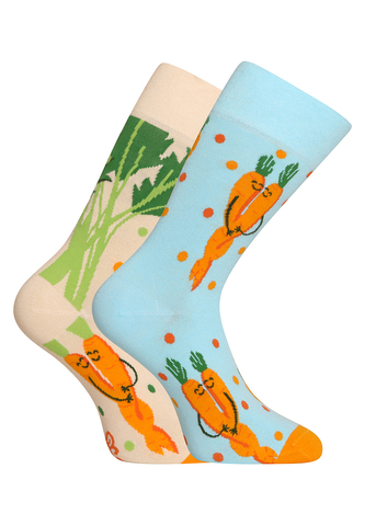 Veselé ponožky Dedoles Karotková láska (D-U-SC-RS-C-C-1455) S