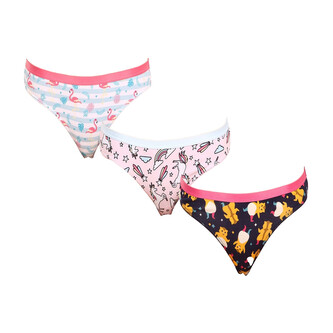 3PACK veselé dámské kalhotky Dedoles (GMFB204625) M