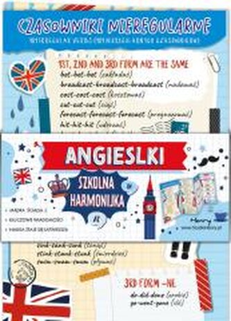 Ściąga harmonijka j. angielski - czasowniki B6